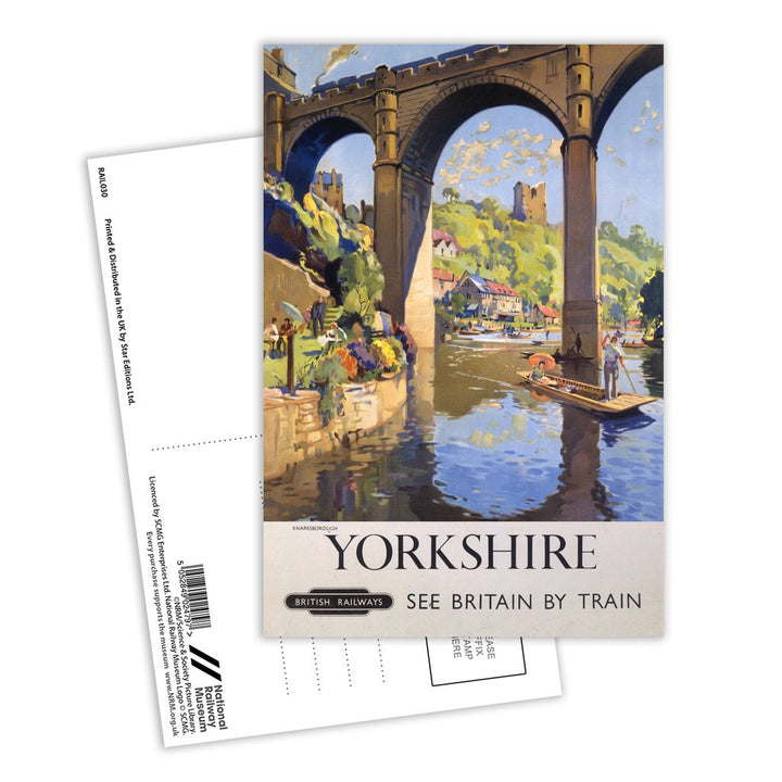 Yorkshire Postcard Pack of 8