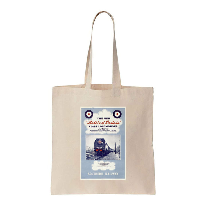 The New Battle Of Britain Class Locomotive - Canvas Tote Bag