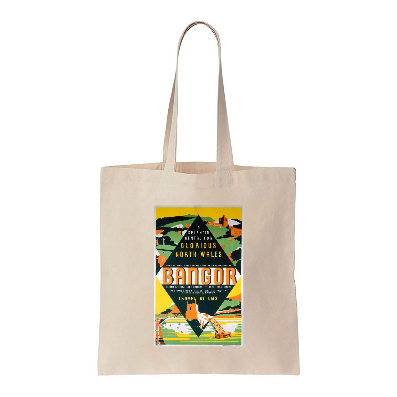 Bangor, Glorious North Wales - Canvas Tote Bag