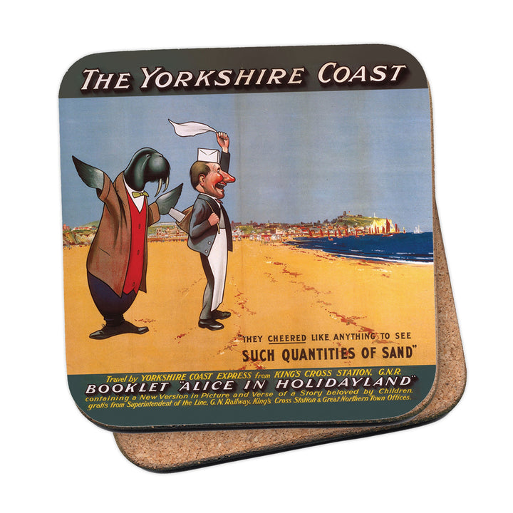 The Yorkshire Coast Coaster