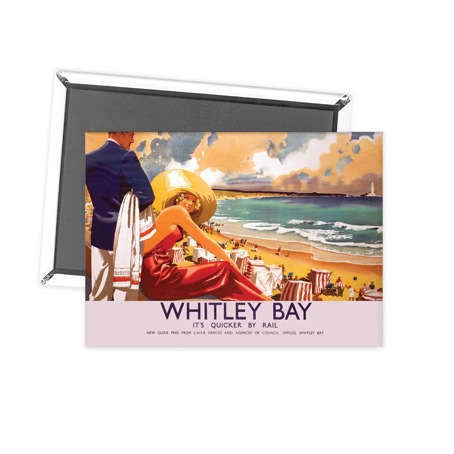 Whitley bay Fridge Magnet