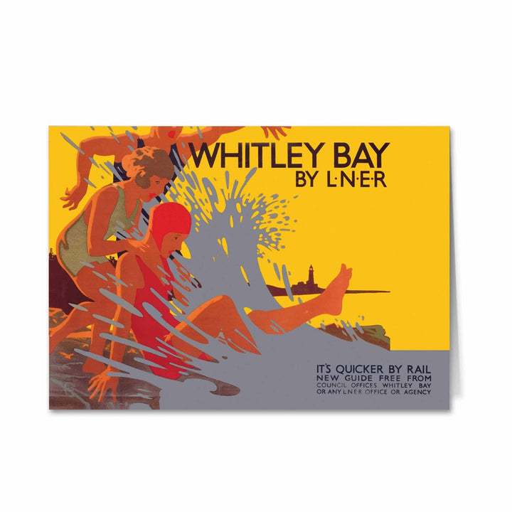 Whitley Bay by LNER Greeting Card