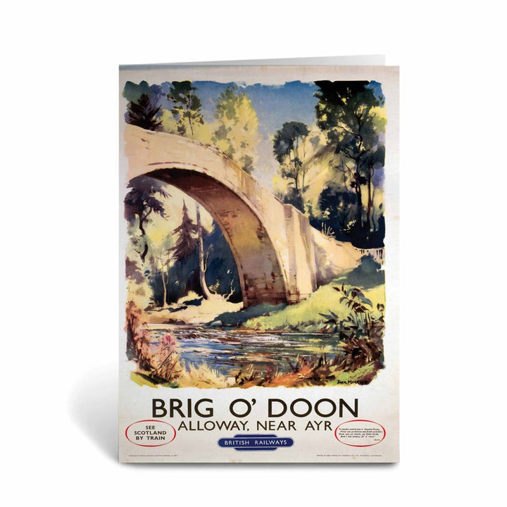 Brig o'doon Greeting Card