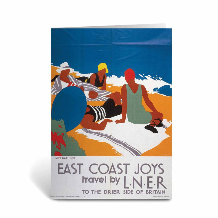 East Coast Joys No 2 Sun-Bathing Greeting Card