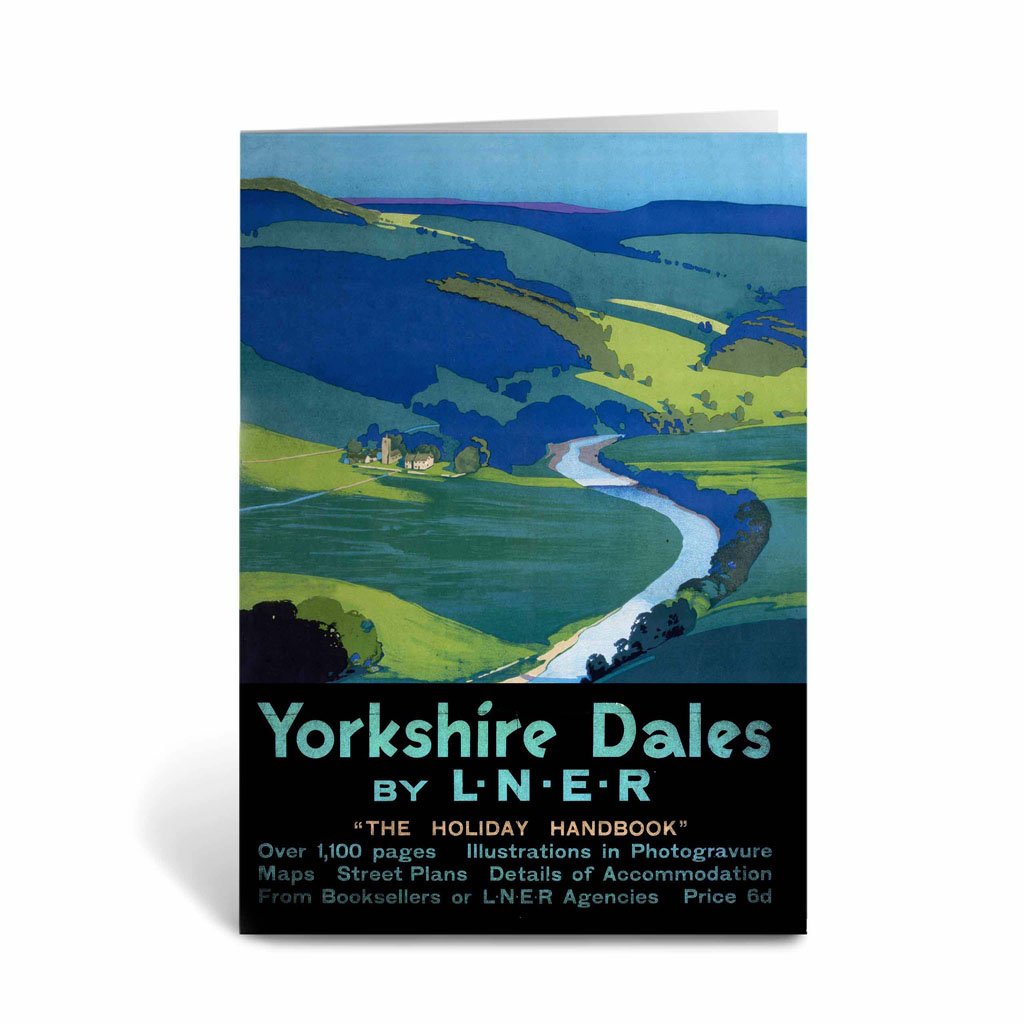 Yorkshire Dales by LNER Greeting Card