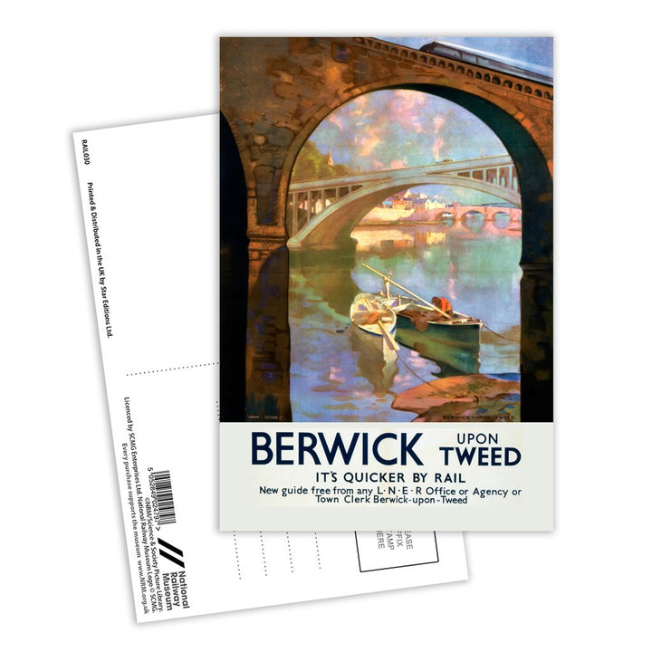 Berwick upon tweed Postcard Pack of 8