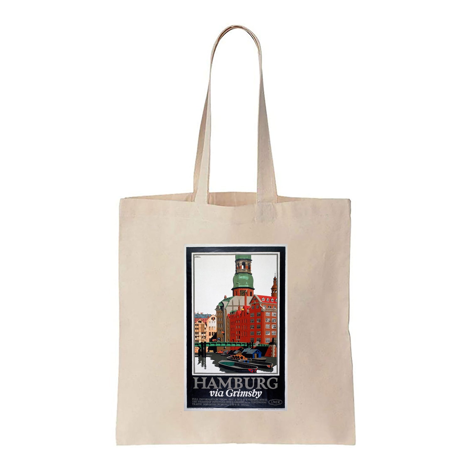 Hamburg via Grimsby - Canvas Tote Bag