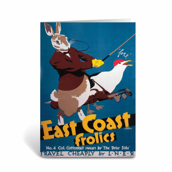 East Coast Frolics No 4 Greeting Card