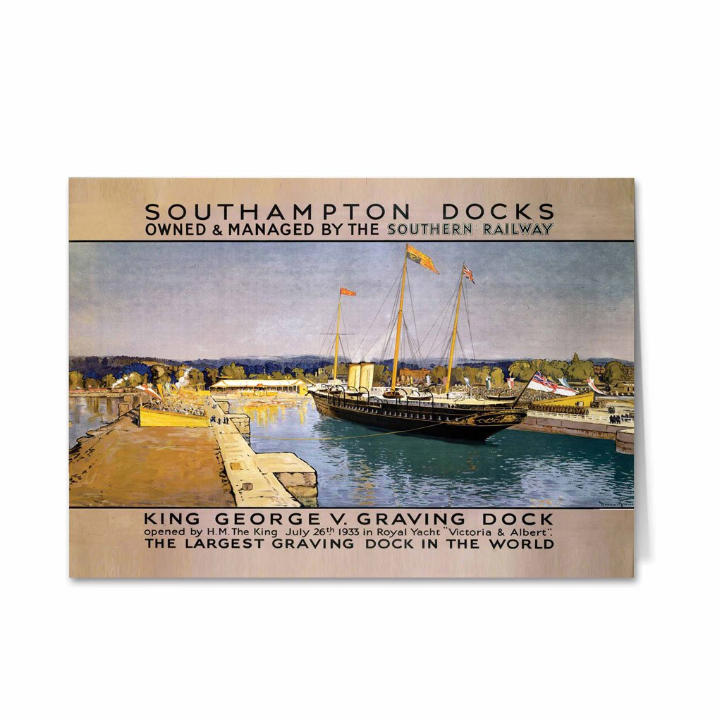 Southampton Docks Greeting Card