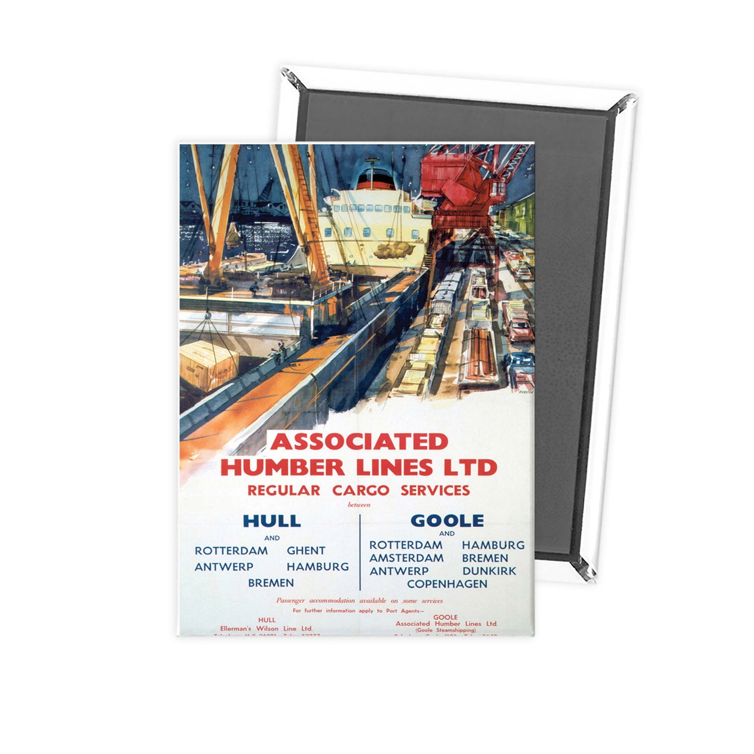 Associated Humber lines LTD Fridge Magnet