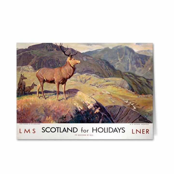 Scotland for Holidays Greeting Card