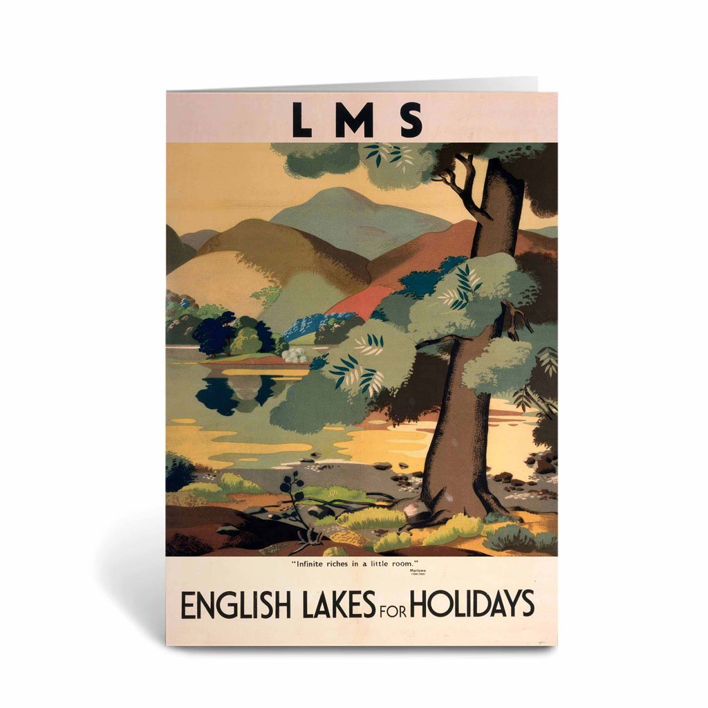 English Lakes for Holidays Greeting Card