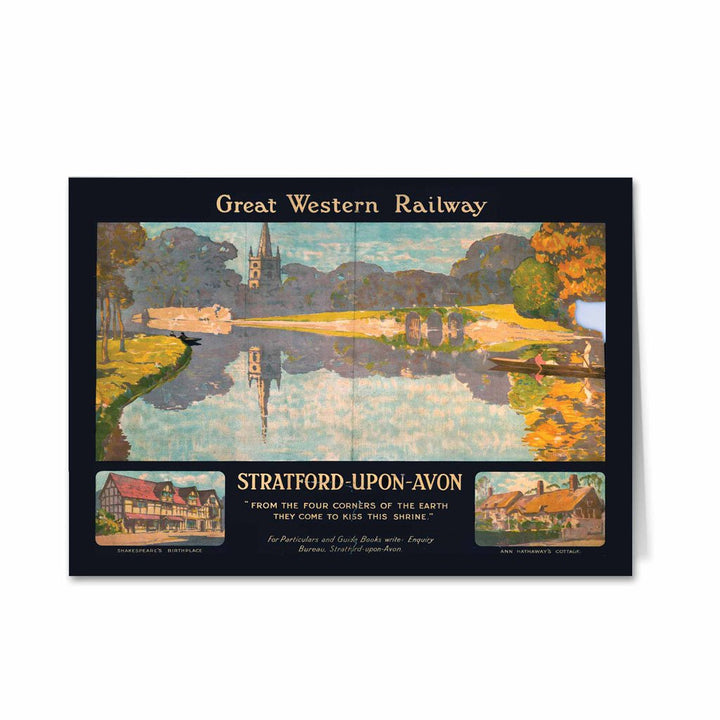 Stratford-upon-Avon, Four Corners of the Earth Greeting Card