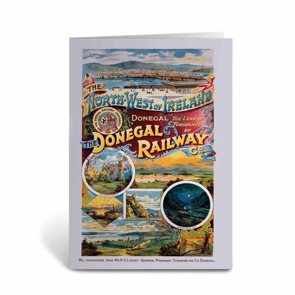 The Donegal Railway - North West of Ireland Greeting Card