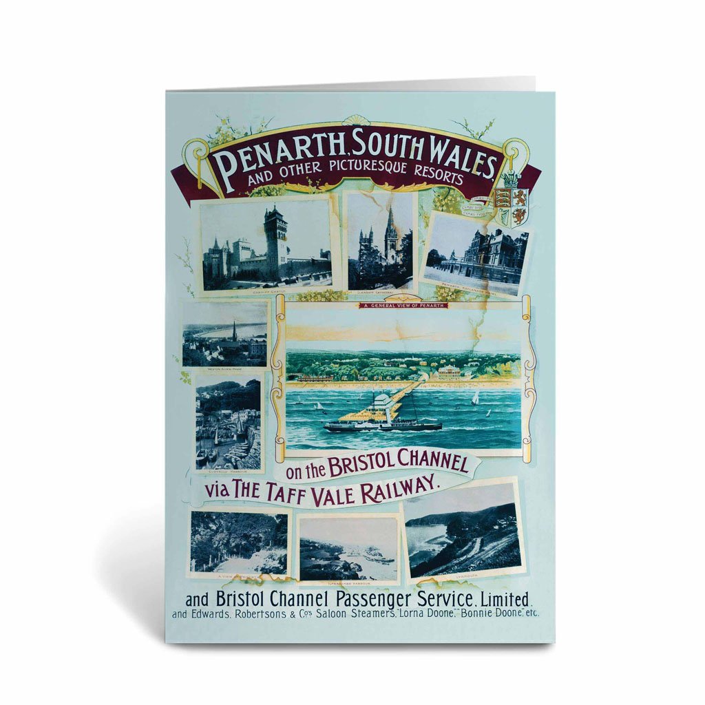 Penarth South Wales and other Picturesque Resorts Greeting Card