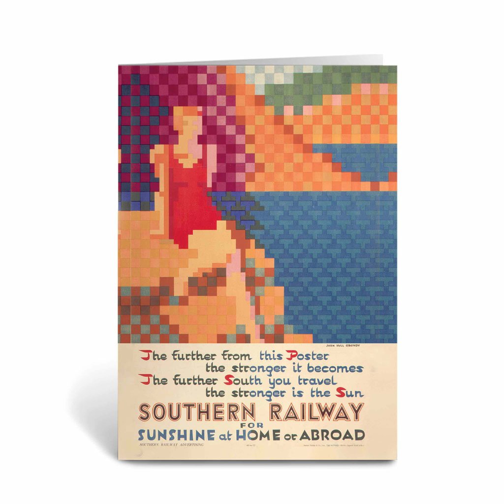 Southern Railway for Sunshine at Home or Abroad Greeting Card