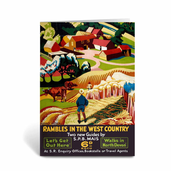 Rambles in the West Country Greeting Card