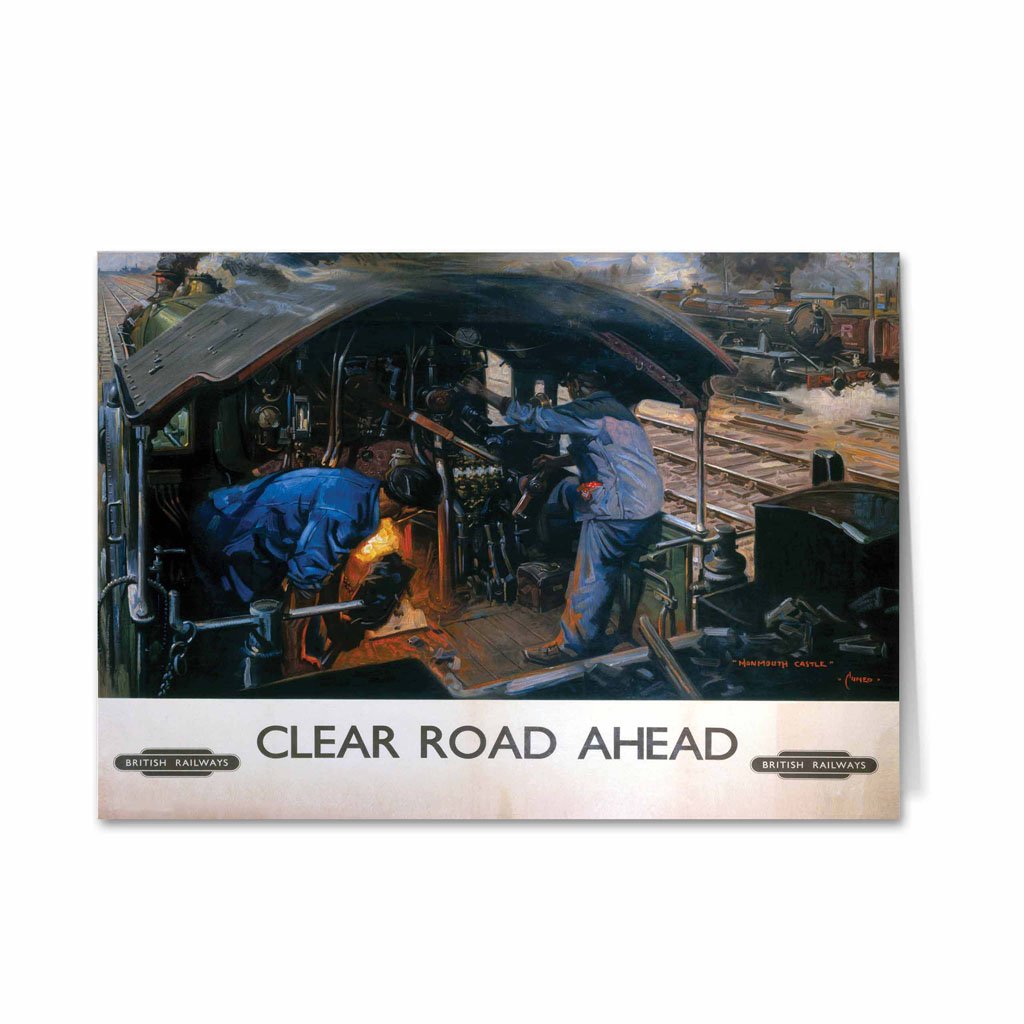 Clear Road Ahead - Monmouth Castle Greeting Card