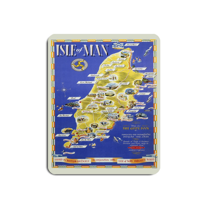 Isle of Man Map - Mouse Mat