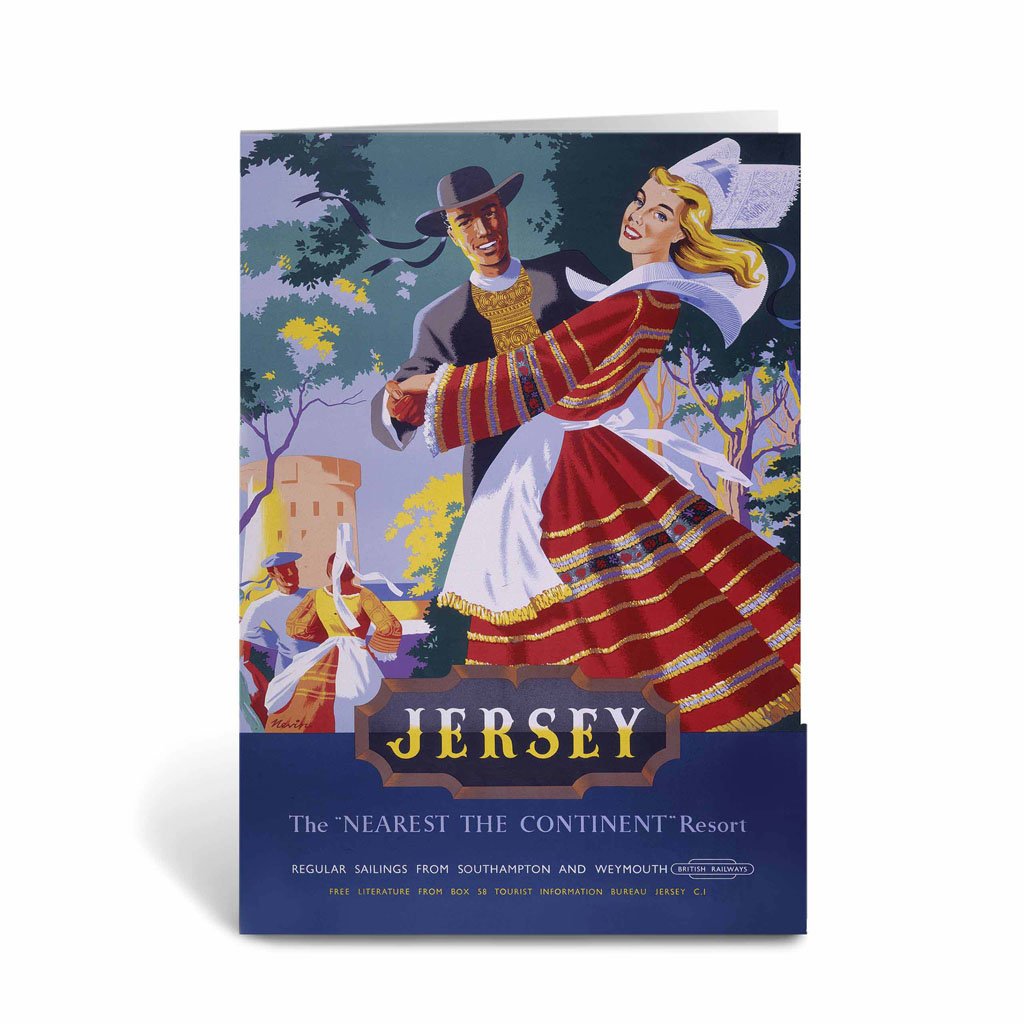 Jersey - Nearest Continent Resort Greeting Card