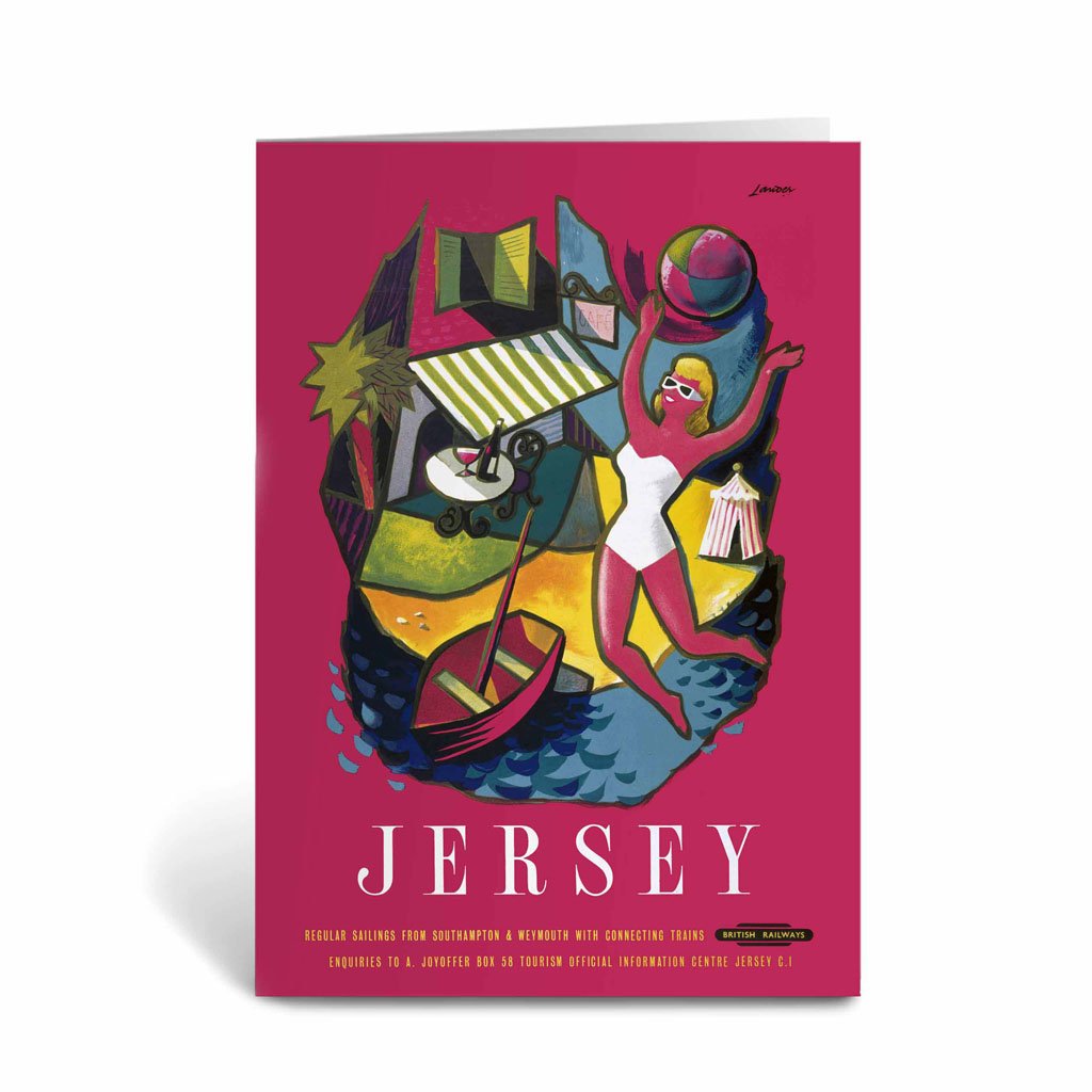 Jersey, from Southampton and Weymouth Greeting Card