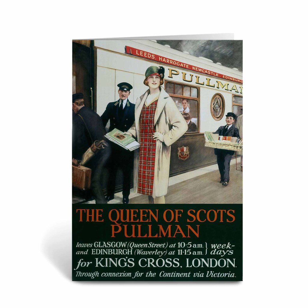 The Queen Of Scots Pullman - To Kings Cross Station Greeting Card