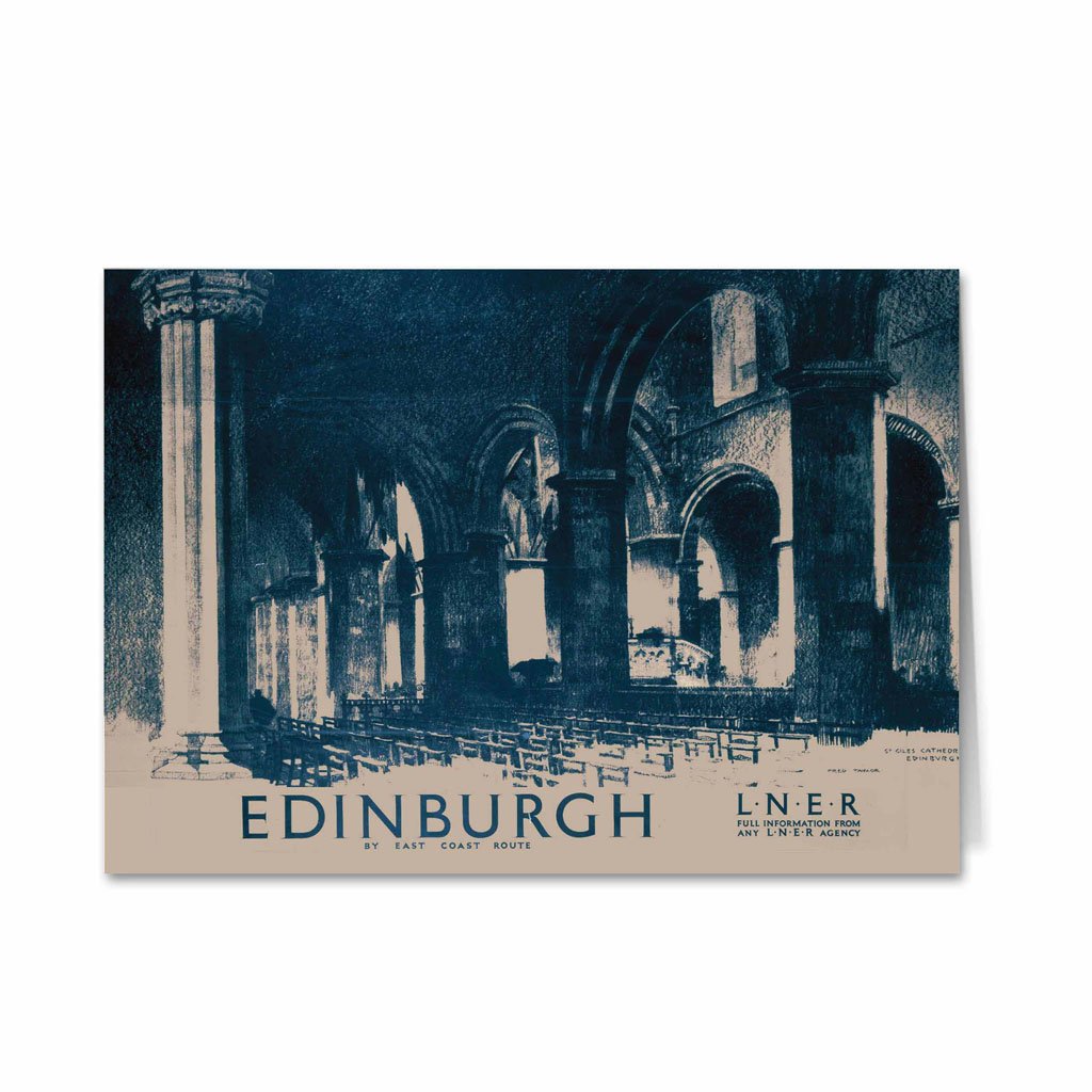 Edinburgh by East Coast - St Giles Cathedral Greeting Card