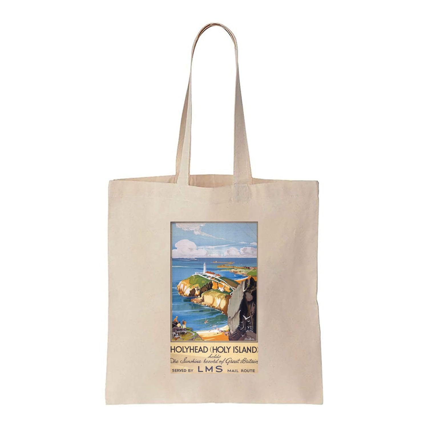 Holy Island - Sunshine Record Of Britain LMS - Canvas Tote Bag