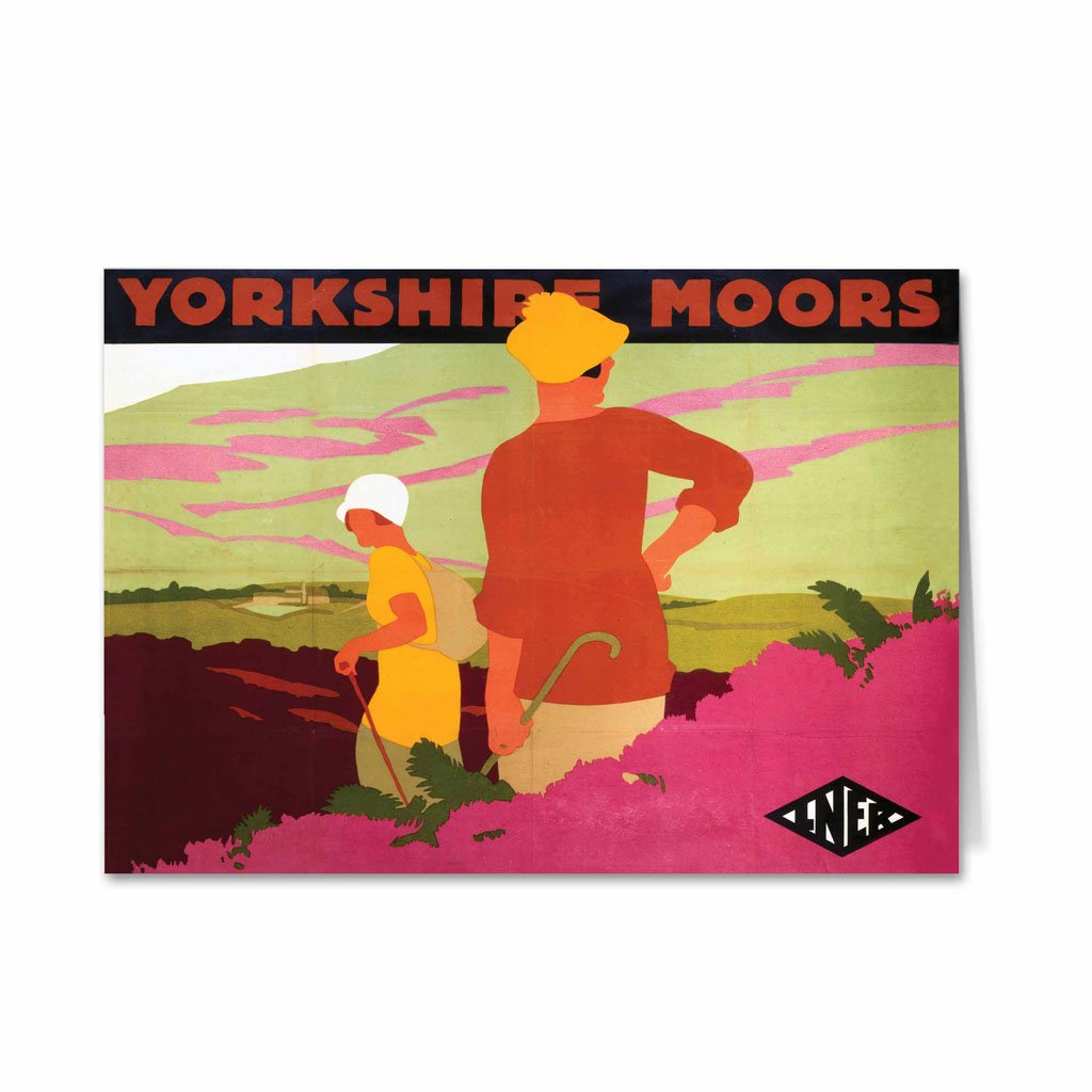 Yorkshire Moors - LNER Greeting Card