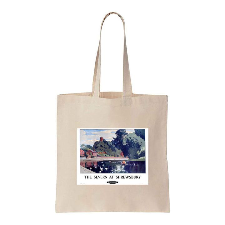 Severn at Shrewsbury - British Railways - Canvas Tote Bag