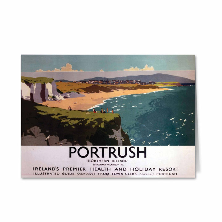 Portrush - Northern Ireland Premier Health and Holiday Resort Greeting Card