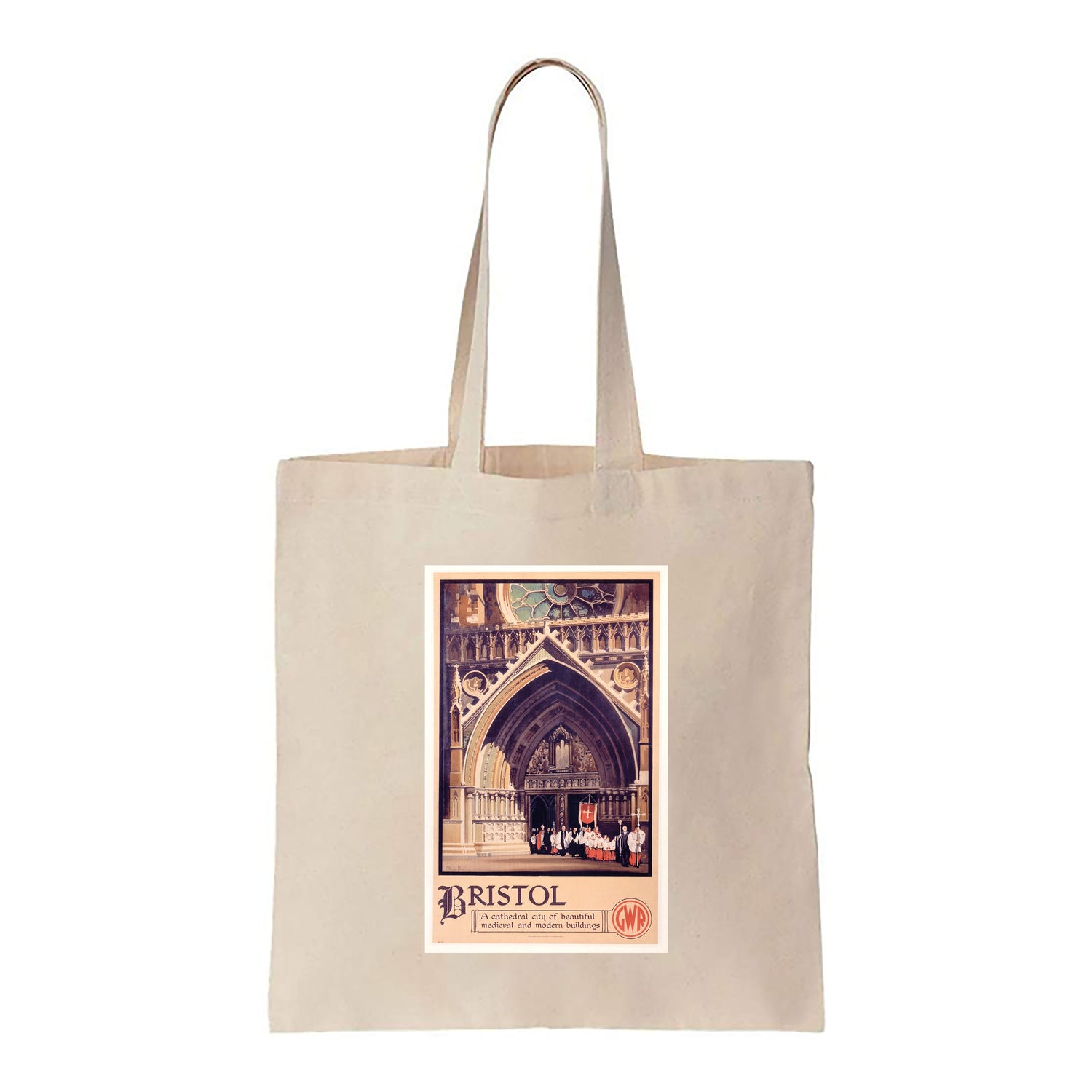 Bristol - A Cathedral City - Canvas Tote Bag