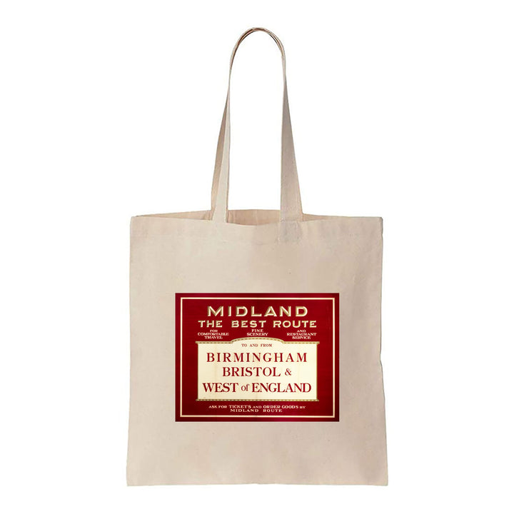 Midland - Birmingham, Bristol and West of England - Canvas Tote Bag