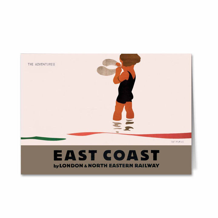 East Coast - The Adventuress Greeting Card