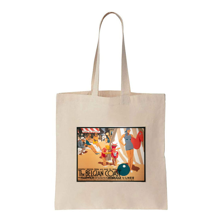 The Belgian Coast via Harwich - Zeebrugge - Canvas Tote Bag