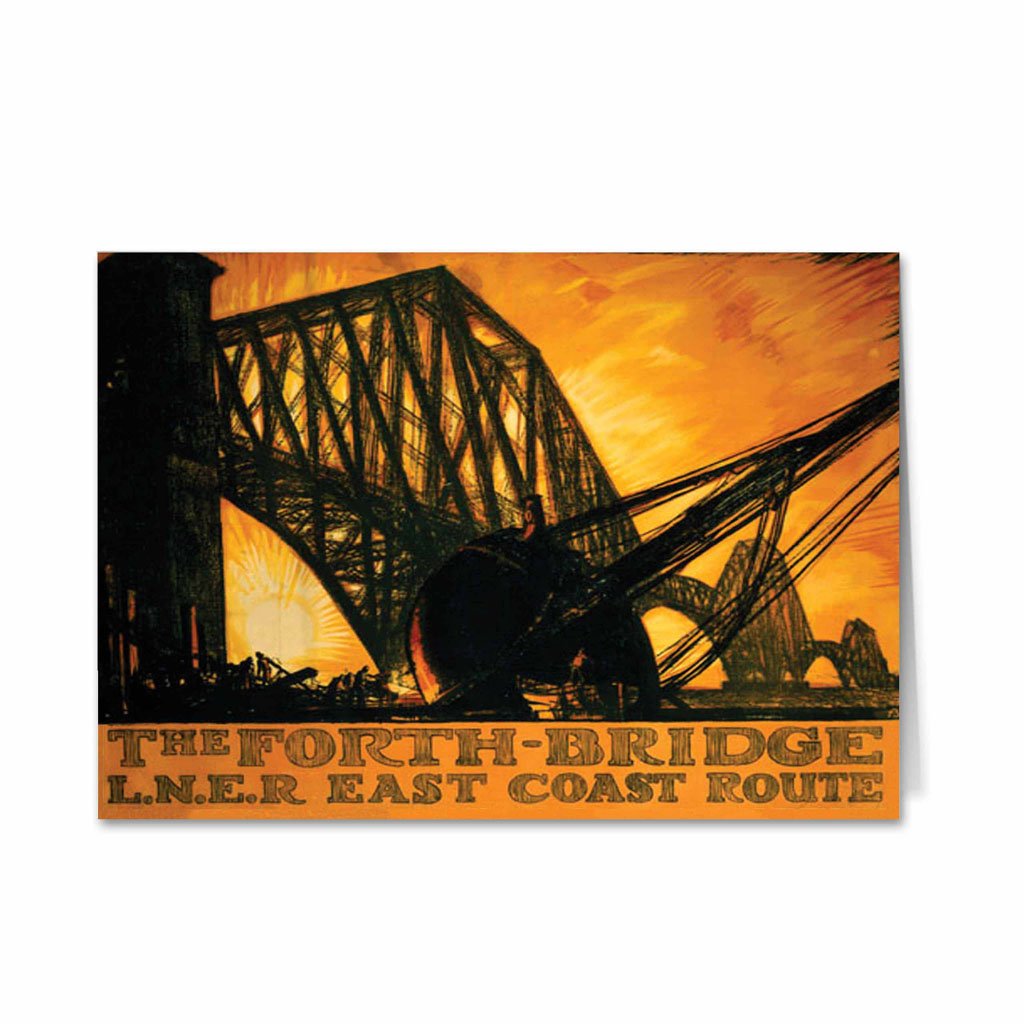 The Forth Bridge - LNER East Coast Greeting Card