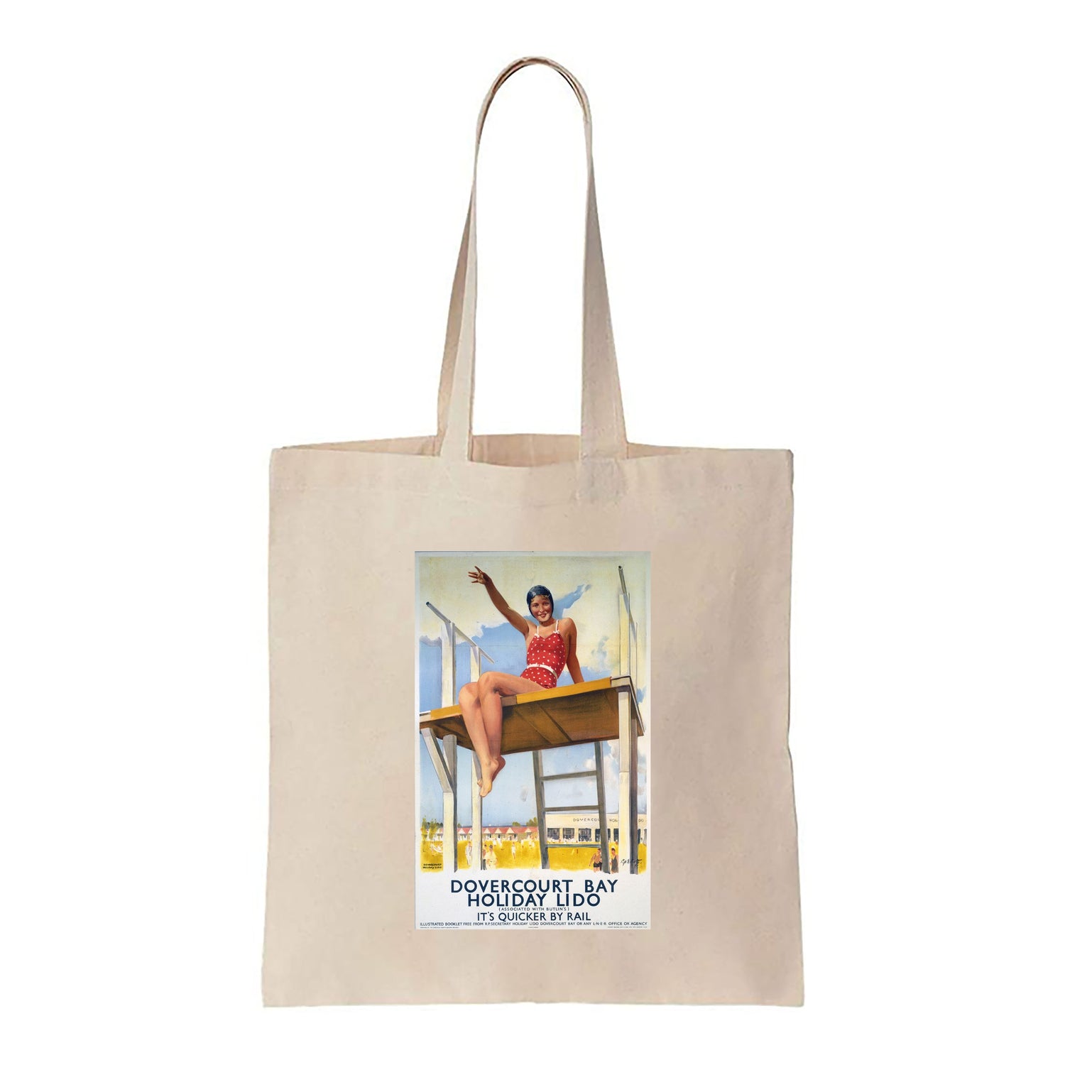 Dovercourt bay holiday lido - Canvas Tote Bag