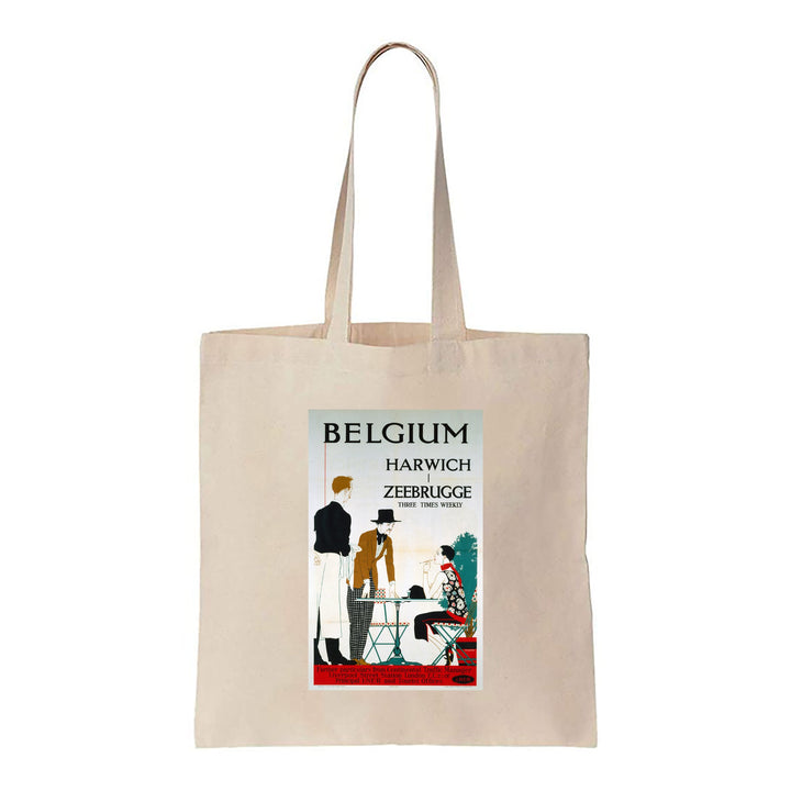 Belgium - Harwich to Zeebrugge restaurant - Canvas Tote Bag