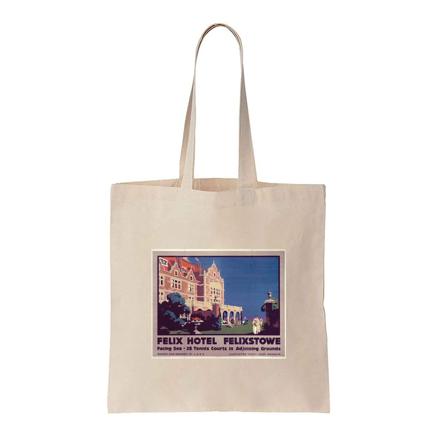 Felix hotel in Felixstowe - Owned and managed by LNER - Canvas Tote Bag