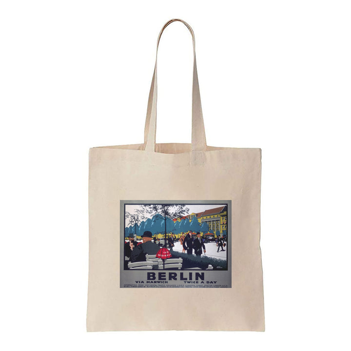 Berlin via Harwich twice a day - Canvas Tote Bag