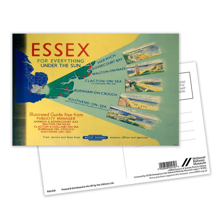 Essex for everything under the sun Postcard Pack of 8