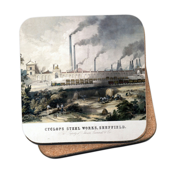 Cyclops Steel works Sheffield Coaster