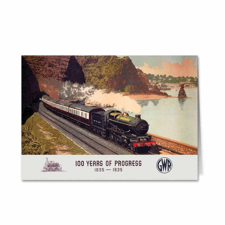 100 Years of Progress - 1835 1935 GWR Greeting Card