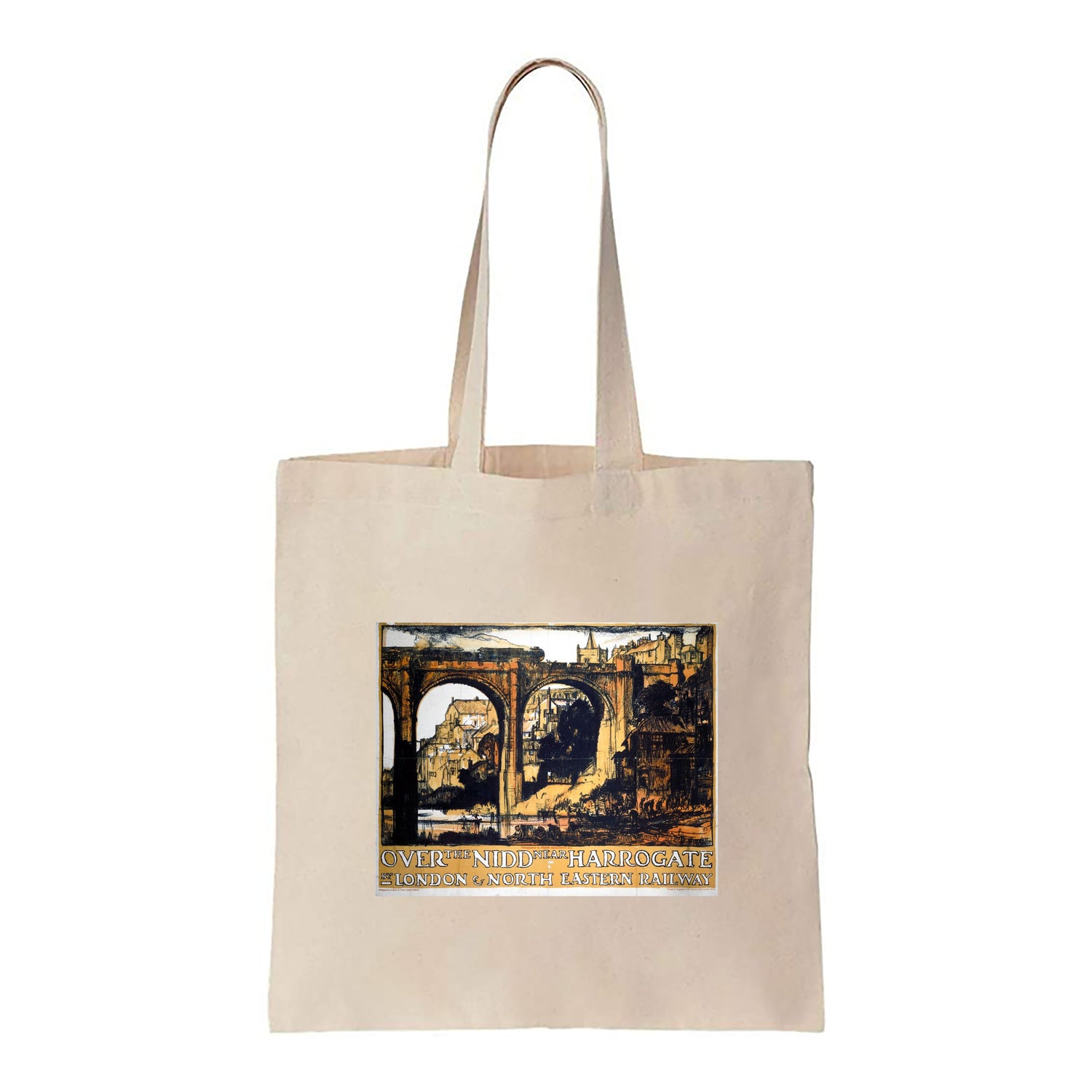 Over the Nidd near Harrogate - Canvas Tote Bag