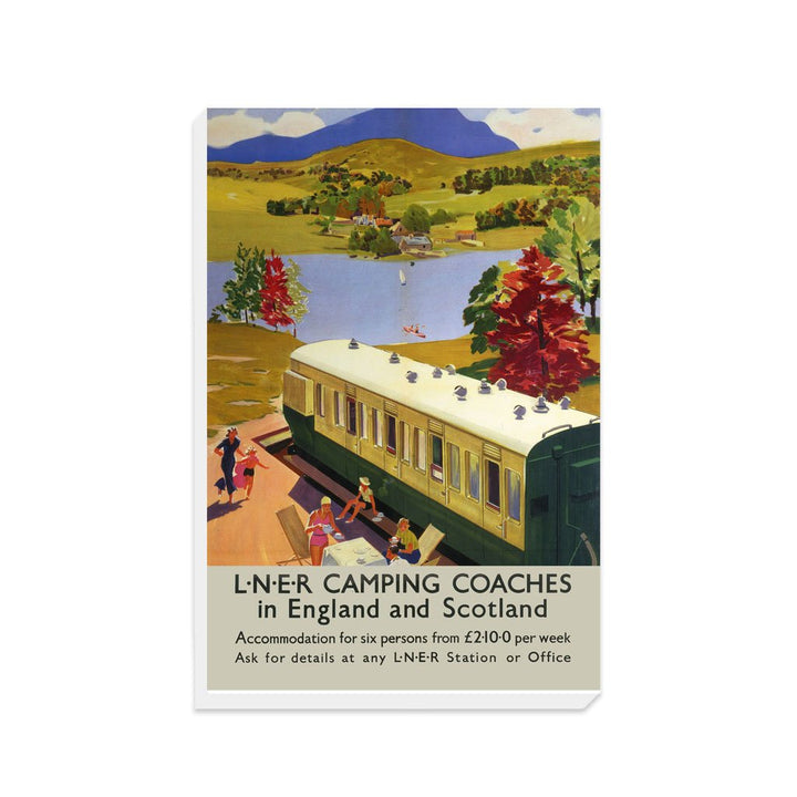 Camping Coaches in England and Scotland - Lakeside Train carriage - Canvas