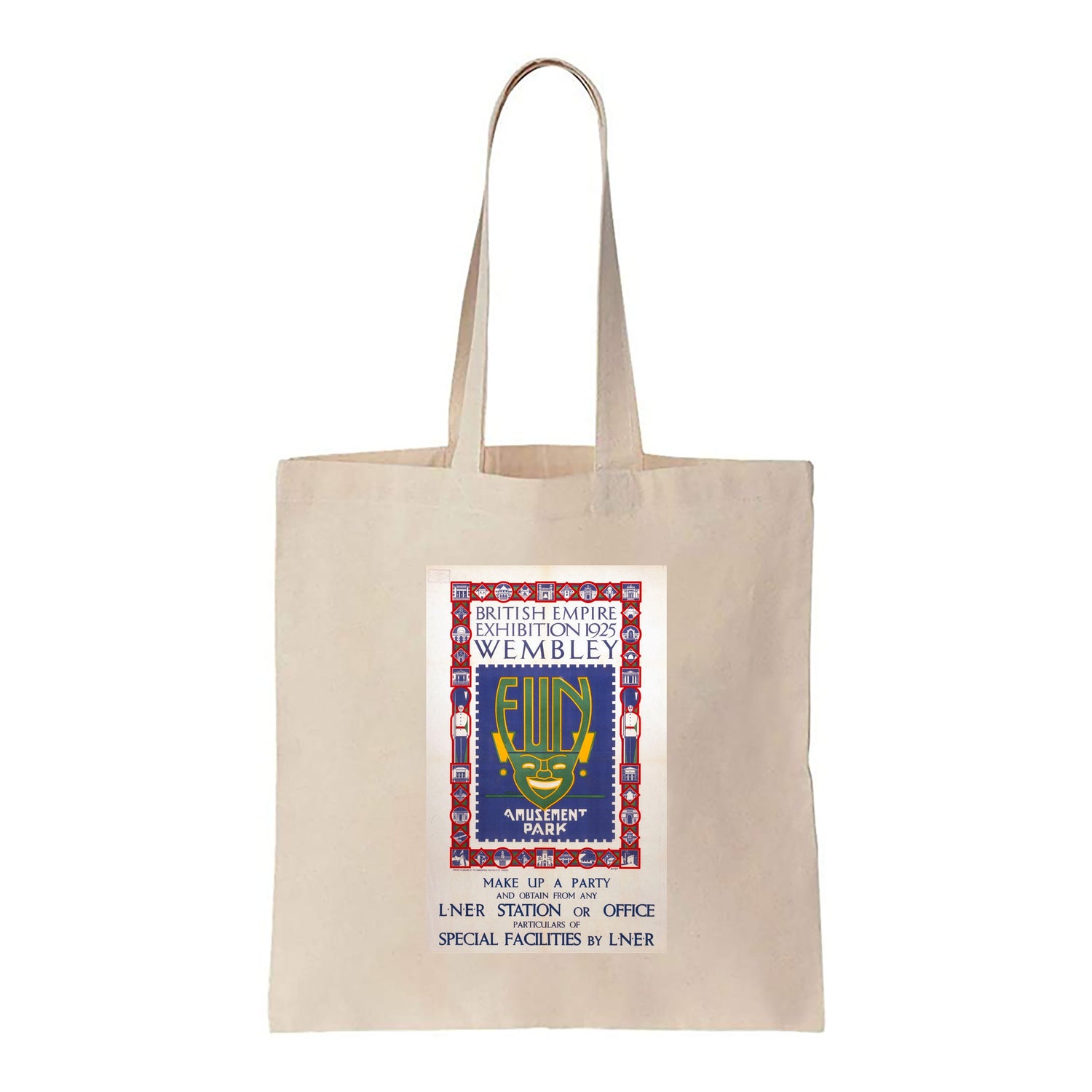 British Empire Exhibition - Fun Amusement Park - Canvas Tote Bag