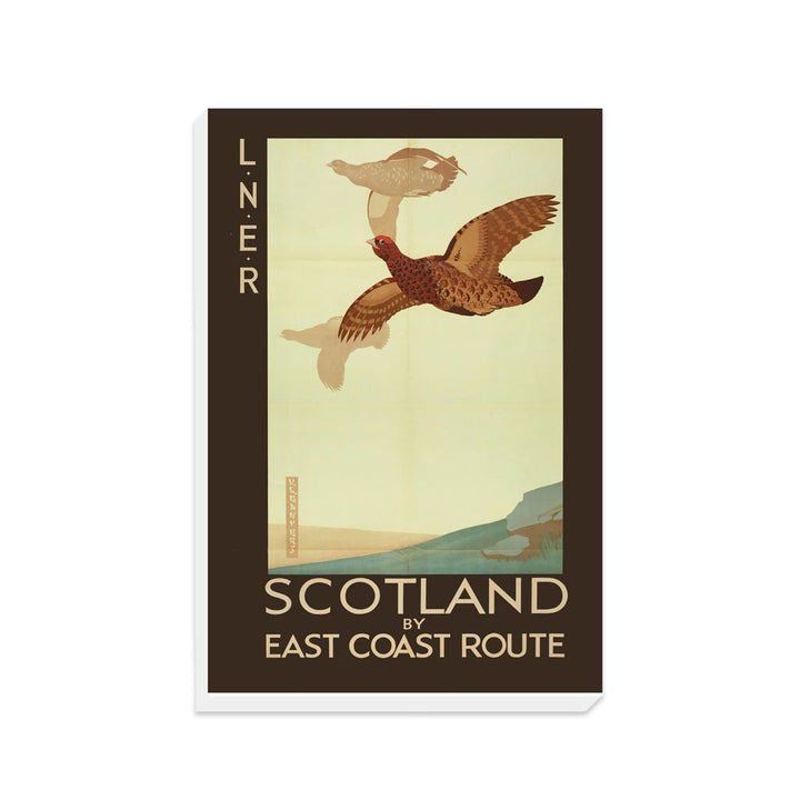 LNER Scotland by East coast route - Grouse - Canvas