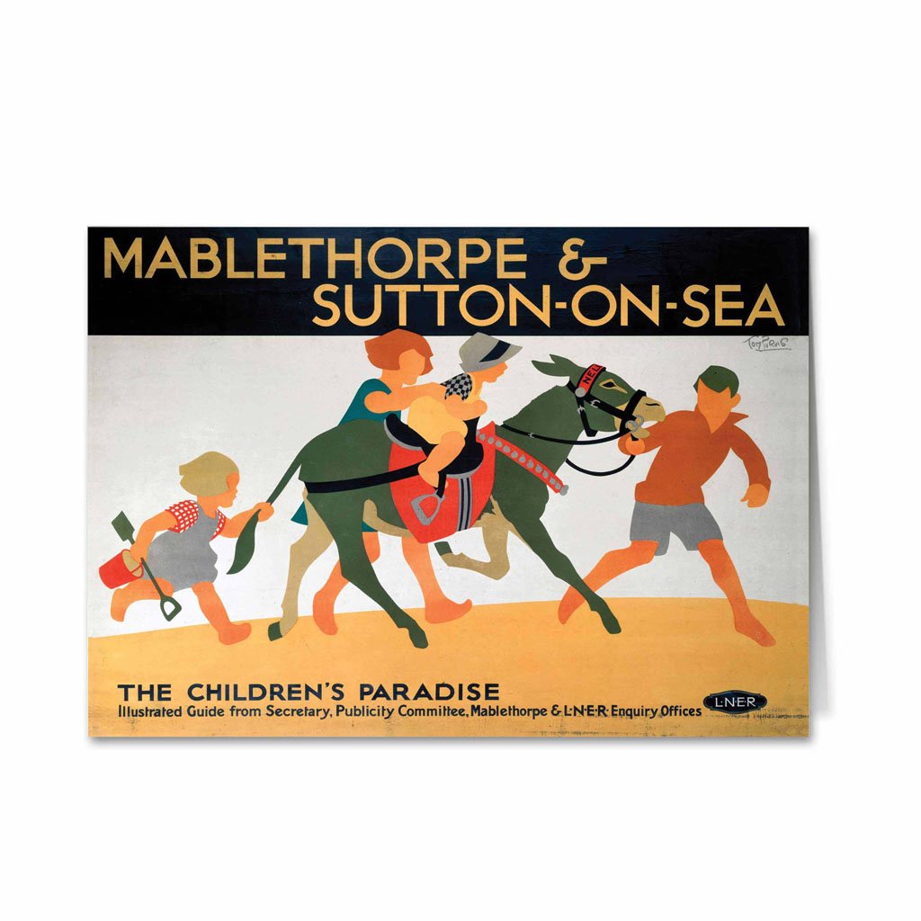 Mablethorpe and Sutton-on-Sea - The Childrens paradise LNER Greeting Card