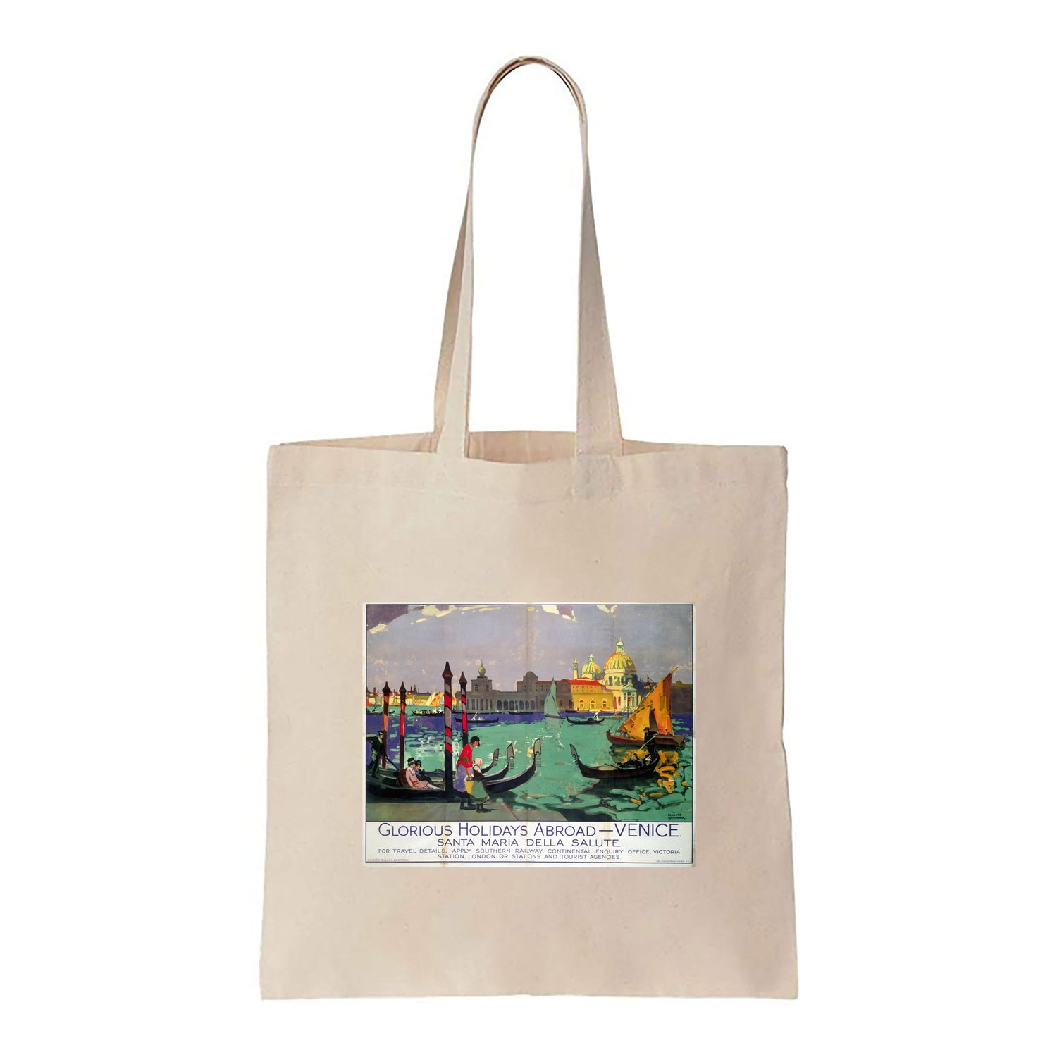 Venice Santa Maria - Glorious Holidays Abroad - Canvas Tote Bag