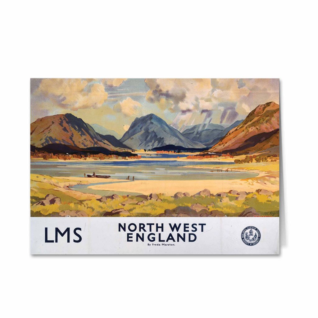 North West England - LMS Greeting Card